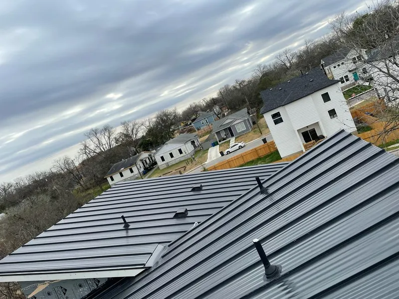 Standing seam metal roof panels with vents for Skylight Repair in Middlesex